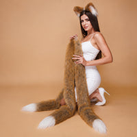 3 Tailed kitsune fox tail butt plug 40''