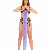 Tail Butt Plug lilac with grey tip 40"