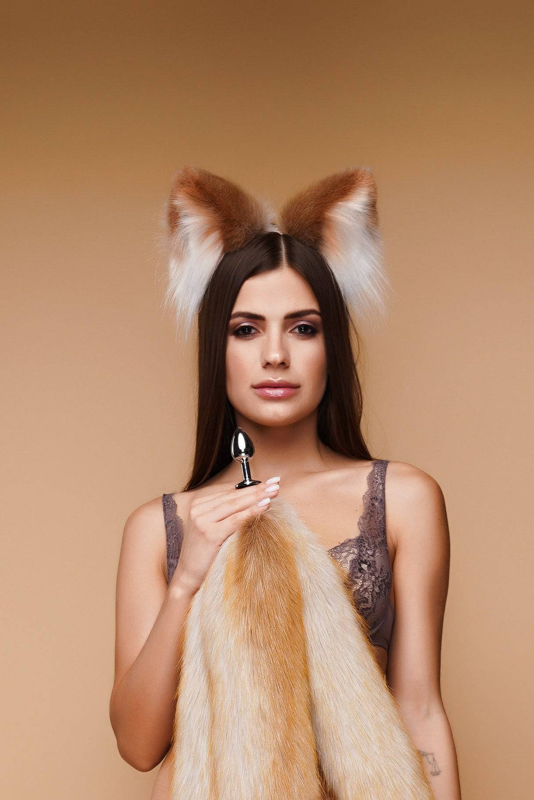 Fluffy fox ears - OKOVA