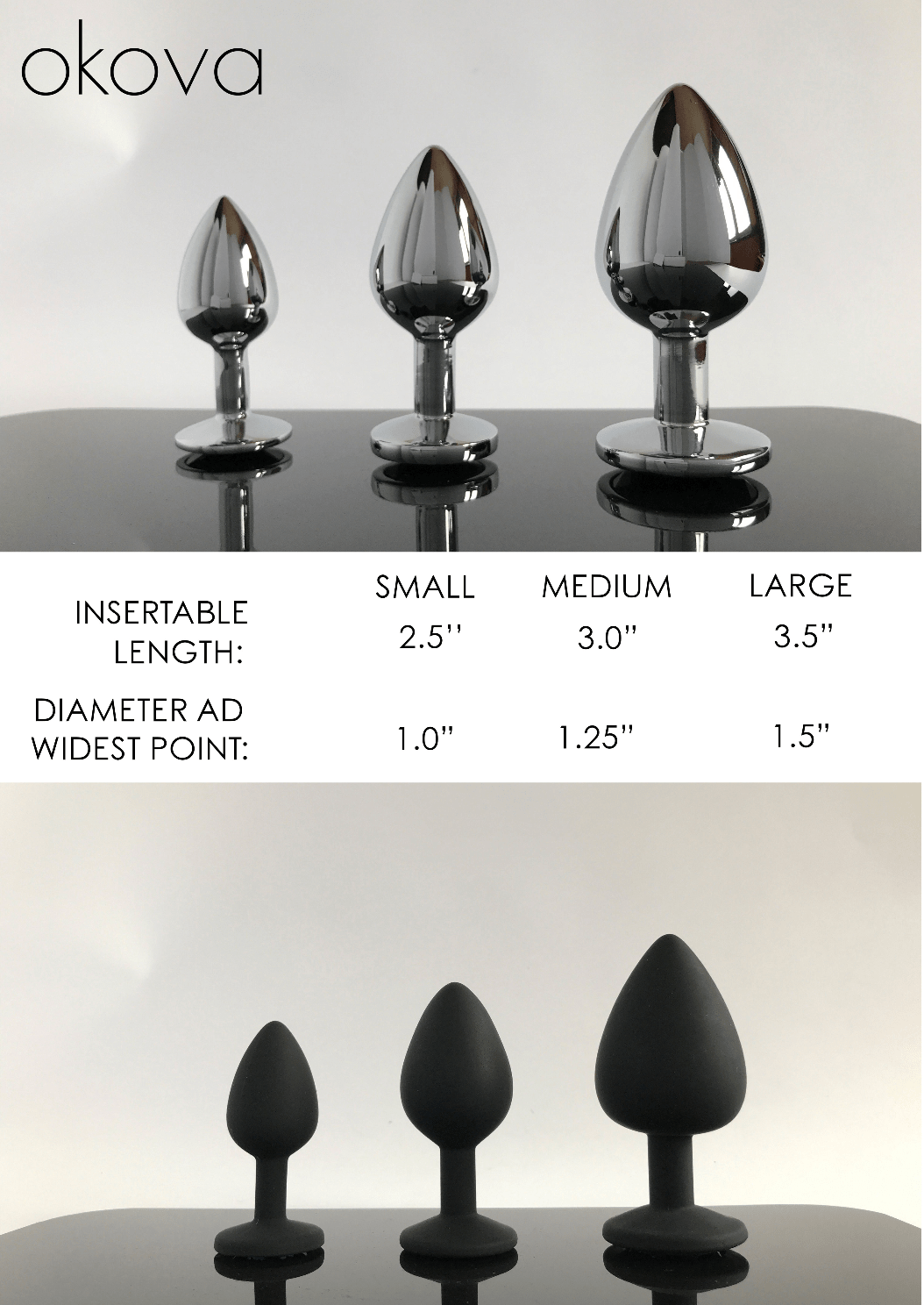 Detachable butt plug - OKOVA