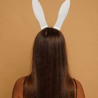 Bunny ears headband white - OKOVA