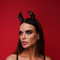 Devil horns small black - OKOVA