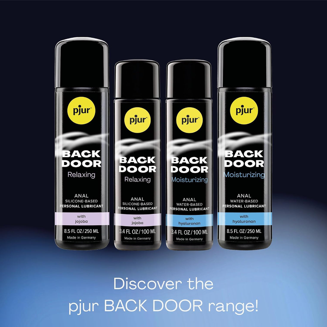 Pjur Back Door Moisturizing Water-Based Anal Lubricant for Tail Plugs
