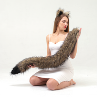 Wolf Tail Faux Fur for Cosplay 40"