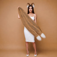 3 Tailed kitsune fox tail butt plug 40''