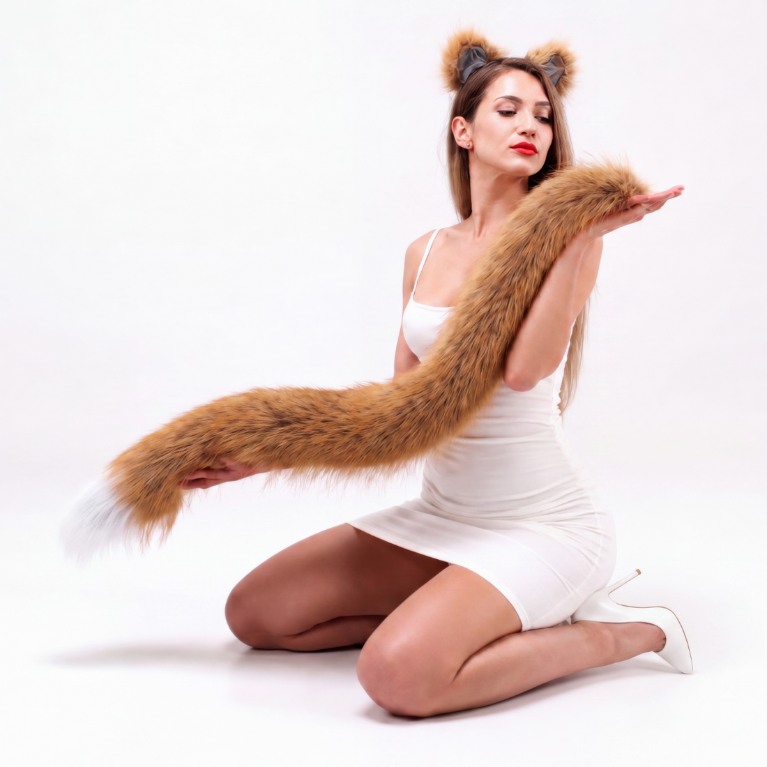 Fox tail butt plug 40''