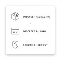 Discreet packaging, discreet billing, secure checkout - OKOVA