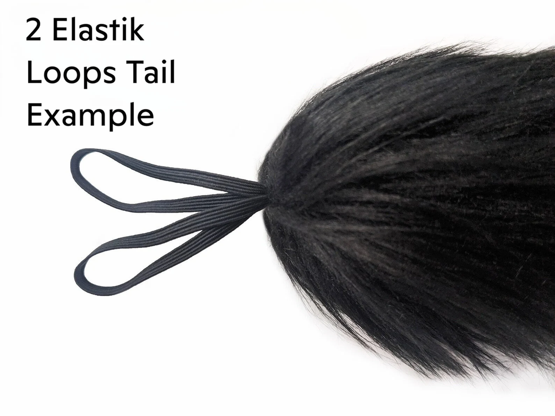 Brown Super Fluffy Fox Tail 27", Thick Faux Fur Cosplay Clip-On