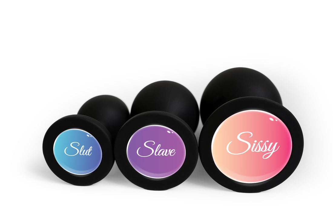 Butt plug custom Slut Slave Sissy Butt plug custom Slut Slave Sissy