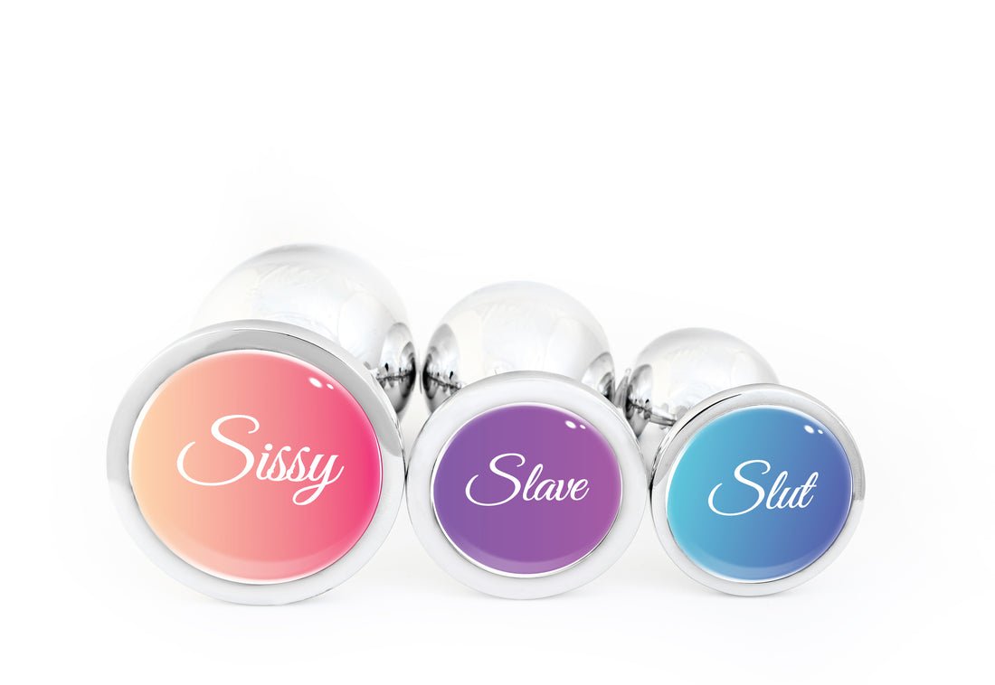 Butt plug custom Slut Slave Sissy Butt plug custom Slut Slave Sissy