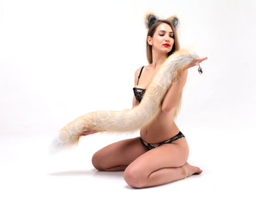 Fox tail butt plug 40" - OKOVA