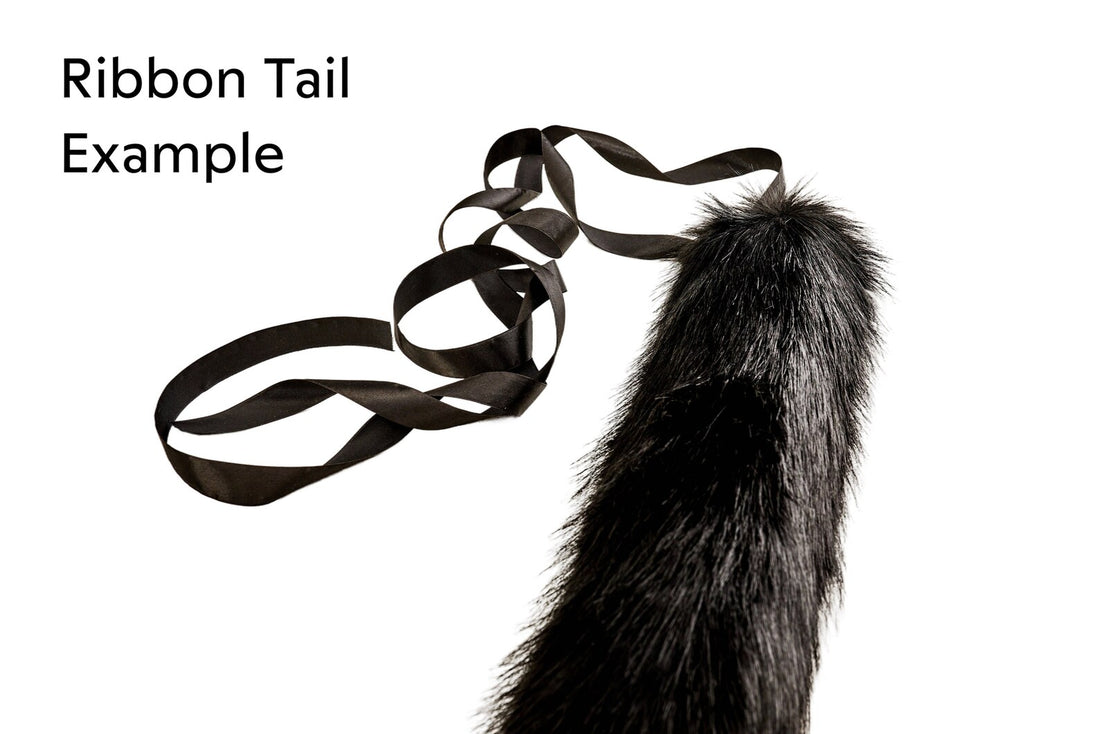 Brown Super Fluffy Fox Tail 27", Thick Faux Fur Cosplay Clip-On