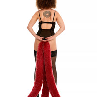 Kitsune Tail Butt Plugs red with black tip 40"