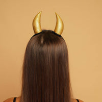 Devil horns gold small - OKOVA
